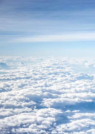 Above the clouds