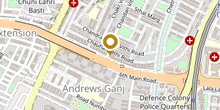 Map of the Defence Colony office location