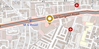 Map of the Gurugram office location